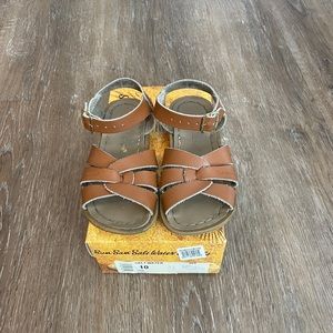 Salt Water Sandals toddler size 10 tan